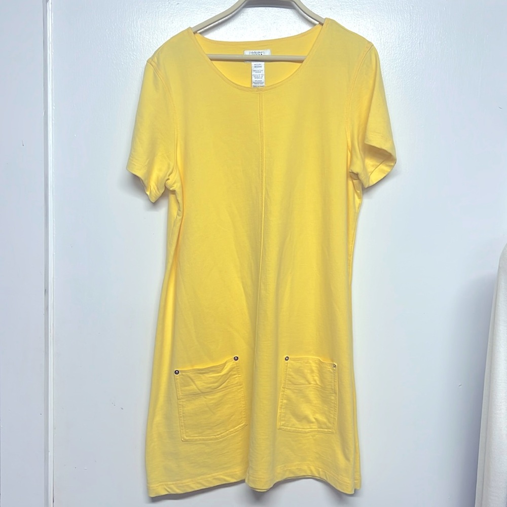 Delicates Spa Women Yellow Casual Dress M